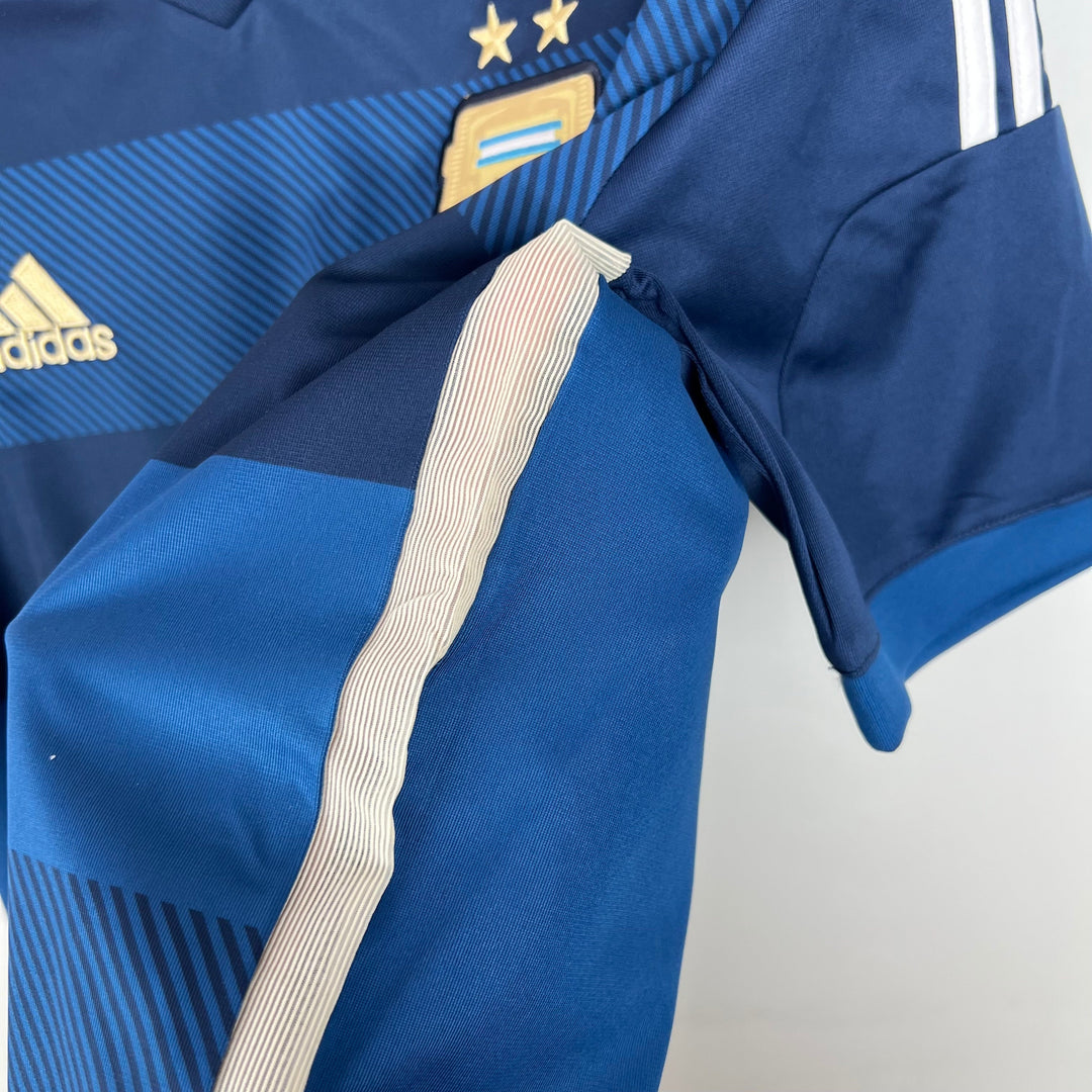 تيشيرت منتخب الارجنتين كاس الاعالم 2014 MESSI 10 & BADGES