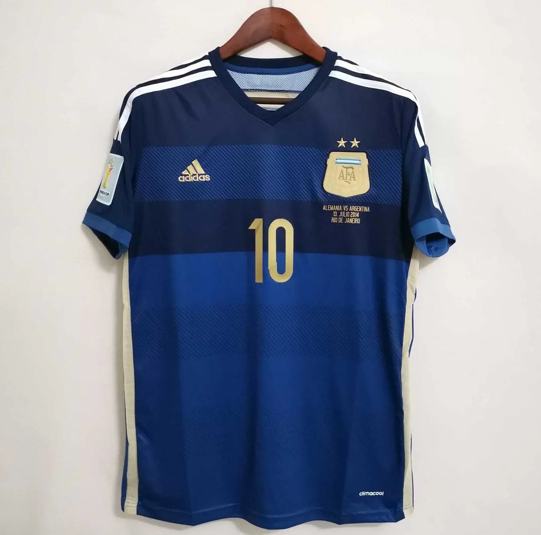 تيشيرت منتخب الارجنتين كاس الاعالم 2014 MESSI 10 & BADGES