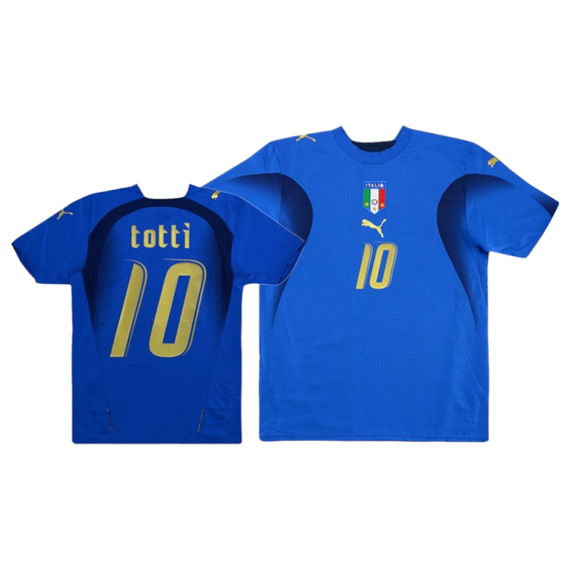 Italy classic world cup 2006 TOTTI 10 jersey – iraq sport store