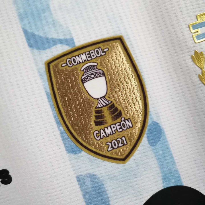تيشيرت منتخب الارجنتين كوبا امريكا 2021 Messi & Badge