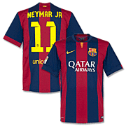 تيشيرت برشلونة الاساسي 2015 كلاسك مطبوع نيمار 11