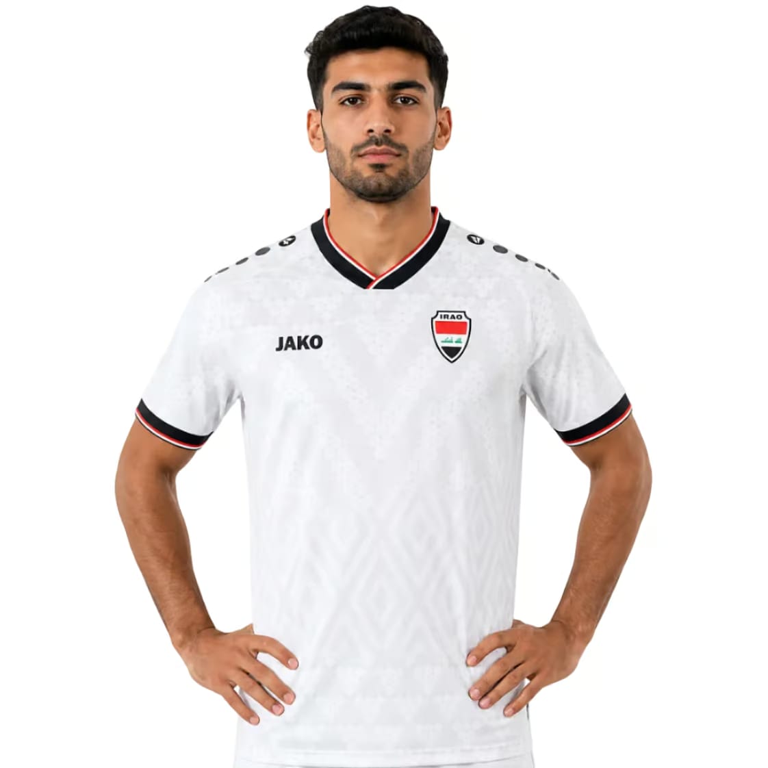 تيشيرت منتخب العراق الابيض