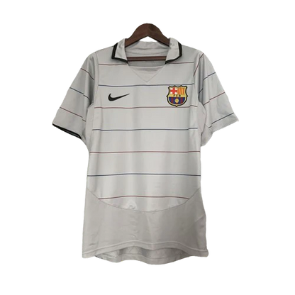 تيشيرت برشلونة كلاسك 2004-05 مطبوع رونالدنيهو او حسب طلب