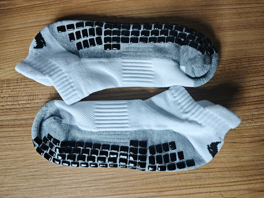 جواريب ربع جلاتيني ابيض ورصاصي