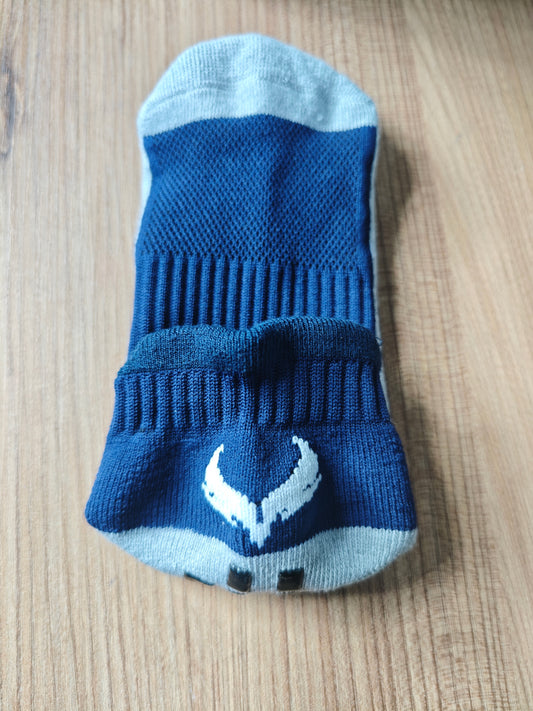 جواريب ربع جلاتيني ازرق ورصاصي