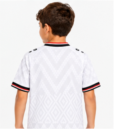 تيشيرت  منتخب العراق اطفال ابيض