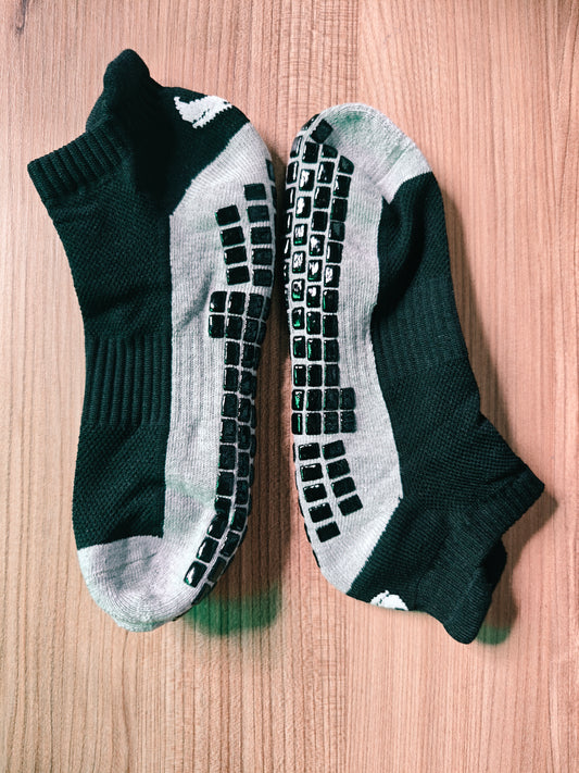 جواريب ربع جلاتيني اسود ورصاصي