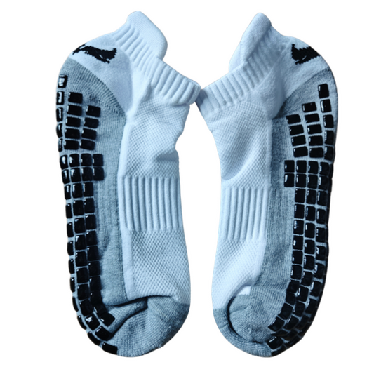 جواريب ربع جلاتيني ابيض ورصاصي