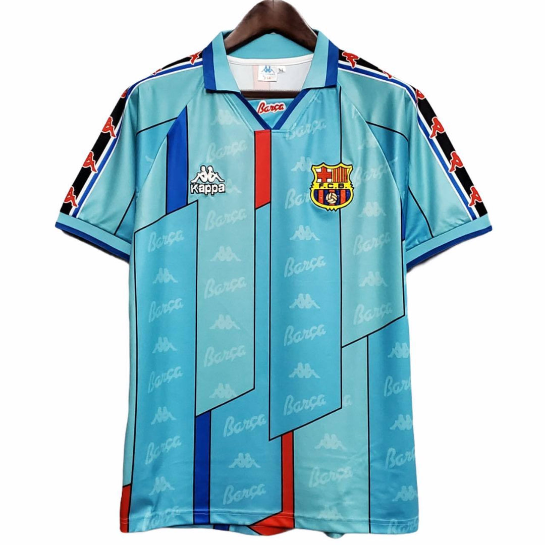 قميص برشلونة خارج أرضه الكلاسيكي 1996/97 مع رونلدو 9