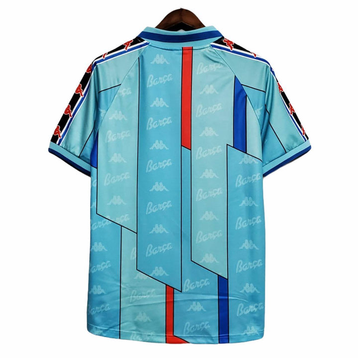 قميص برشلونة خارج أرضه الكلاسيكي 1996/97 مع رونلدو 9