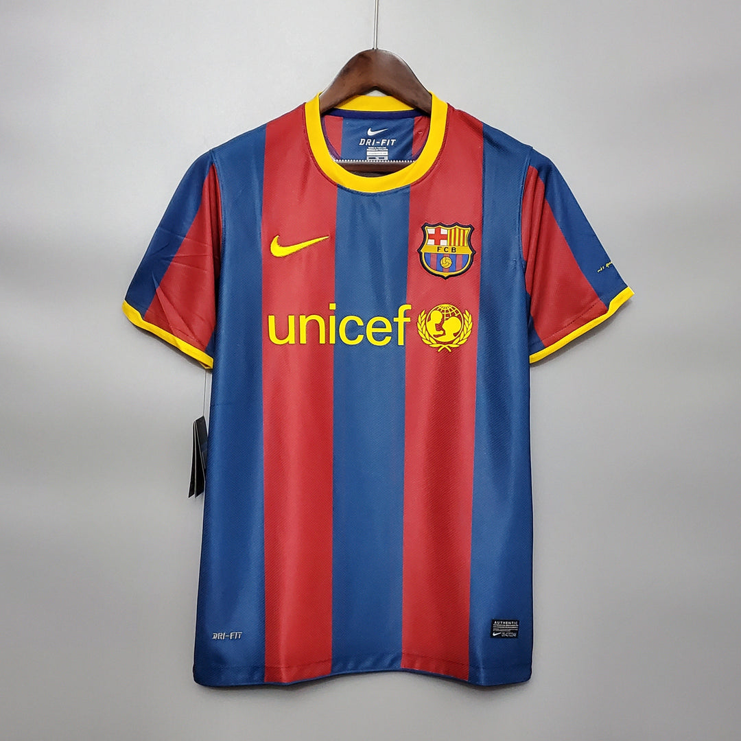 Barcelona Classic 2010/11 FINAL with Messi 10 & badges Jersey