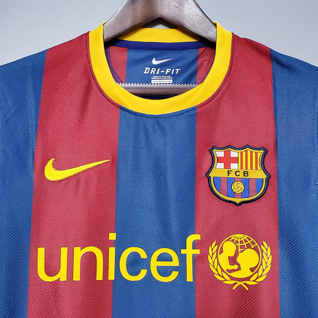 Barcelona Classic 2010/11 FINAL with Messi 10 & badges Jersey