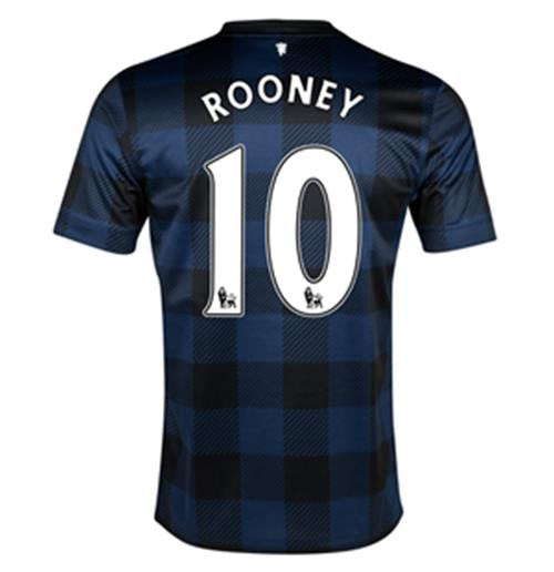 Man United Away classic jersey 13/14 WITH ROONEY 10