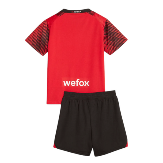 تيشيرت وشورت ميلان نسخه اطفال 2023/24