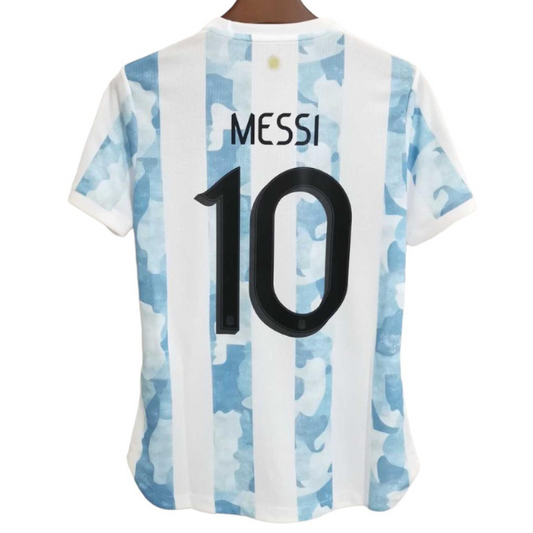 تيشيرت منتخب الارجنتين كوبا امريكا 2021 Messi & Badge